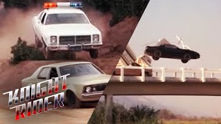 Michael and KITT Go On The Run From The Cops | Knight Rider