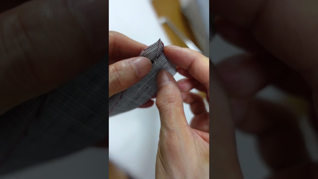 【リクエスト】ワンポイント洋裁③の改訂版　りぼん端始末が簡単にキレイにできる方法