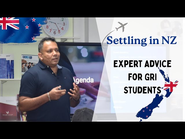 GRI Education හරහා New zealand ගිය studentsලට පැවැත්වූ අධ්යාපනික වැඩමුළුව