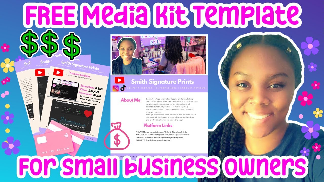 FREE Media Kit Template | Land  MORE Brand Deals & Collaborations Fast | 2025