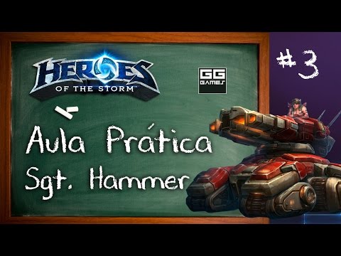 Heroes of the Storm Aula Prática - Marreta (Sgt Hammer), só na cabeeeeeeça