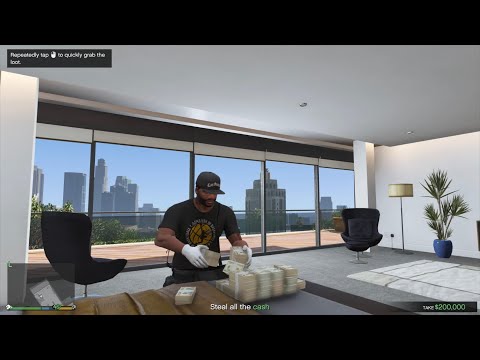 GTA 5 - The Mansion Heist + Six Star Escape