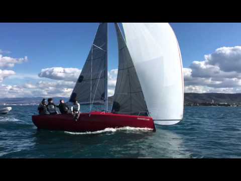 Fareast 23R test sailing by Cleanport
