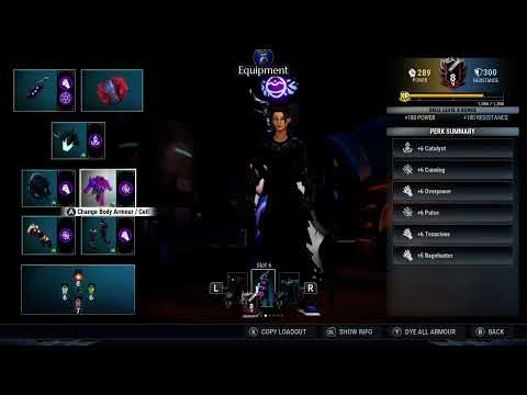 A great build for The Hunger sword (Dauntless)