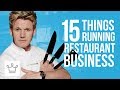 15 Dinge über Die Führung Eines Restaurantbetriebs