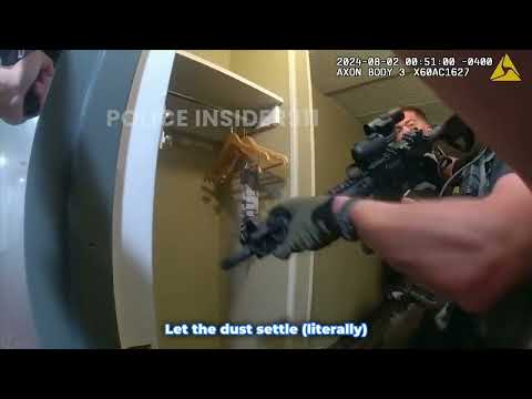 Armed Suspect Shot After Motel Standoff | Frederick County Sheriff Bodycam