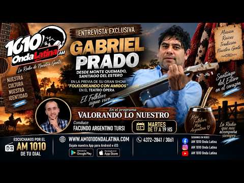 ENTREVISTA A GABRIEL PRADO - CANTANTE