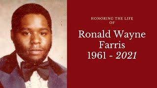 Ronald Wayne Farris Funeral Service
