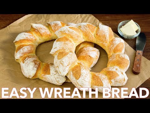 How To Make Easy Holiday Wreath Bread Recipe
