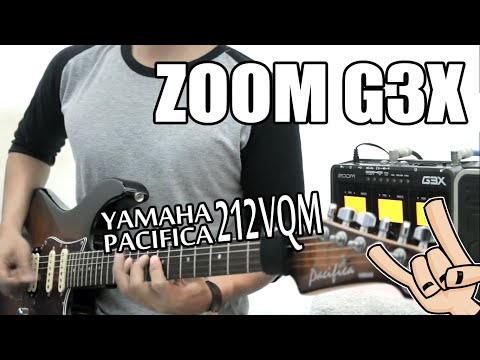 ZOOM G3X  + Yamaha Pacifica 212 VQM - METAL | DEMO