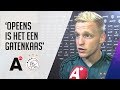 Van de Beek vond het niet groots vandaag