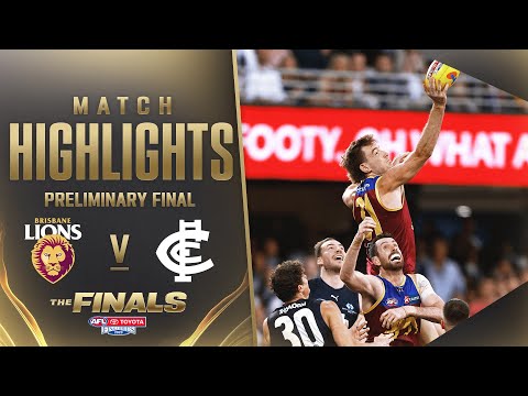 Brisbane Lions v Carlton Highlights | Preliminary Final, 2023 | AFL