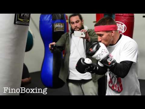 Vasily Lomachenko complete heavy bag ahead of Jason Sosa