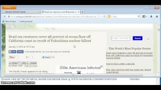 "DOUBLE NORMAL RADIATION LEVELS IN SNOW IN MISSOURI
