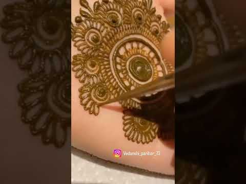mehndi design ❣️#mehndiartist #vedanshi #mehndilovers #mehndiarabic #chhatarpur #mp16