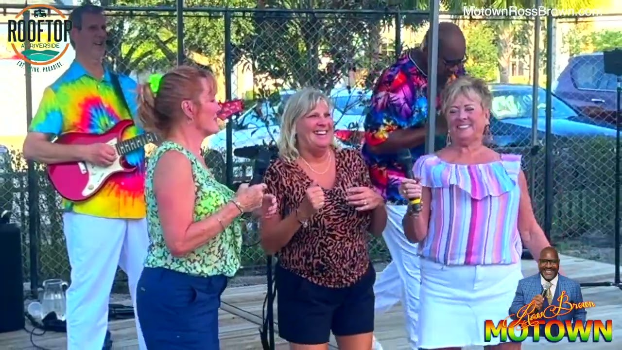 Motown Ross Brown LIVE! Rooftop at Riverside With Mustang Debbie, Marilyn and Debbie!
