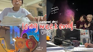 unprooductive long weekend of sleeping & going out 🥹🥹 national day break vlog 🇸🇬