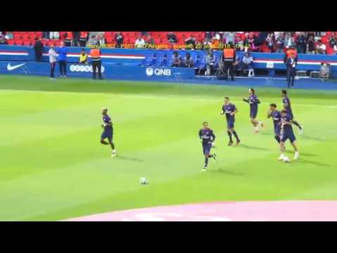 PSG / Angers 25.08.2018 : 3-1 (L1 J3) 2/7 : Entrée du PSG