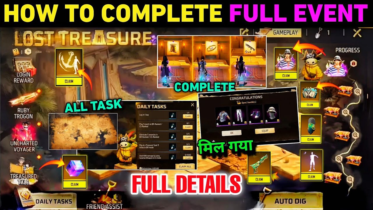 Unearthing the Secrets: A Guide to the "Lost Treasure" Event in Free Fire