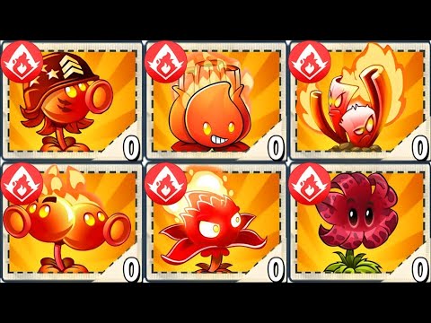 Fire Other Plants Power Up Vs 99 Gravestone Items - Who Will Win? PvZ 2 Fight