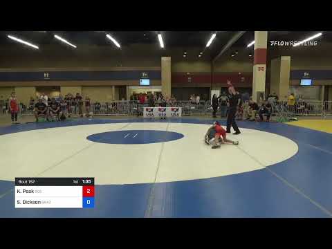 50 Lbs Rr Rnd 4 - Khloe Peak, 505 Wrestling Club Vs Sharon Dickson, Brazoria County Wrestling Aba6