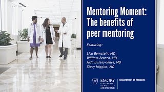 Mentoring Moment: The benefits of peer mentoring