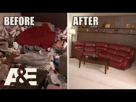 Hoarders: 6 TONS of Trash Cleared from Family Home | A&E