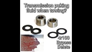 Transmission cooler bypass delete Excursion f250 F350 Super Duty
