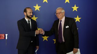 ԱԳ նախարար Արարատ Միրզոյանի հանդիպումը ԵՄ Արտաքին գործերի և անվտանգության քաղաքականության Բարձր ներկայացուցիչ Ժոզեպ Բոռելի հետ