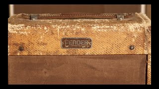 Video thumbnail for 1955 Fender Champ 5D1 cranked w/ Metropoulos Supa Boost by colinsappofficial
