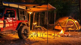 Camping With Dome Tent Overland Jeep Adventure - Part 2