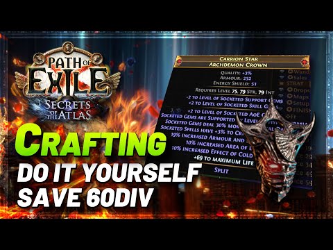 PoE 3.26 - Crafting Endgame Glacial Cascade Helmet