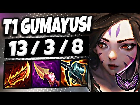 T1 Gumayusi Kaisa vs Ezreal [ ADC ] Patch 25.15 Korea Master