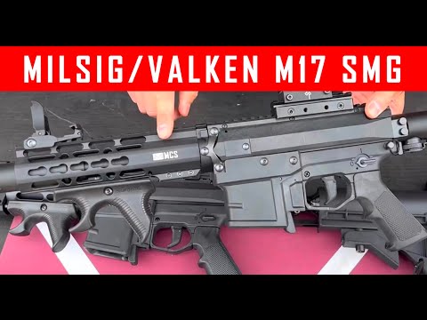 Milsig M17  Valken M17 SMG Paintball Gun Shooting Demo - Capable Of Shooting Semi / Full Auto #MCS