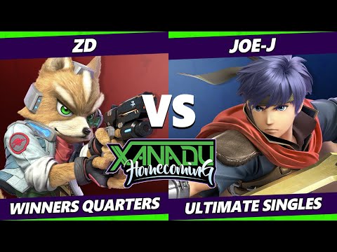 Xanadu Homecoming Winners Quarters - ZD (Fox) Vs. Joe-J (Ike) Smash Ultimate - SSBU