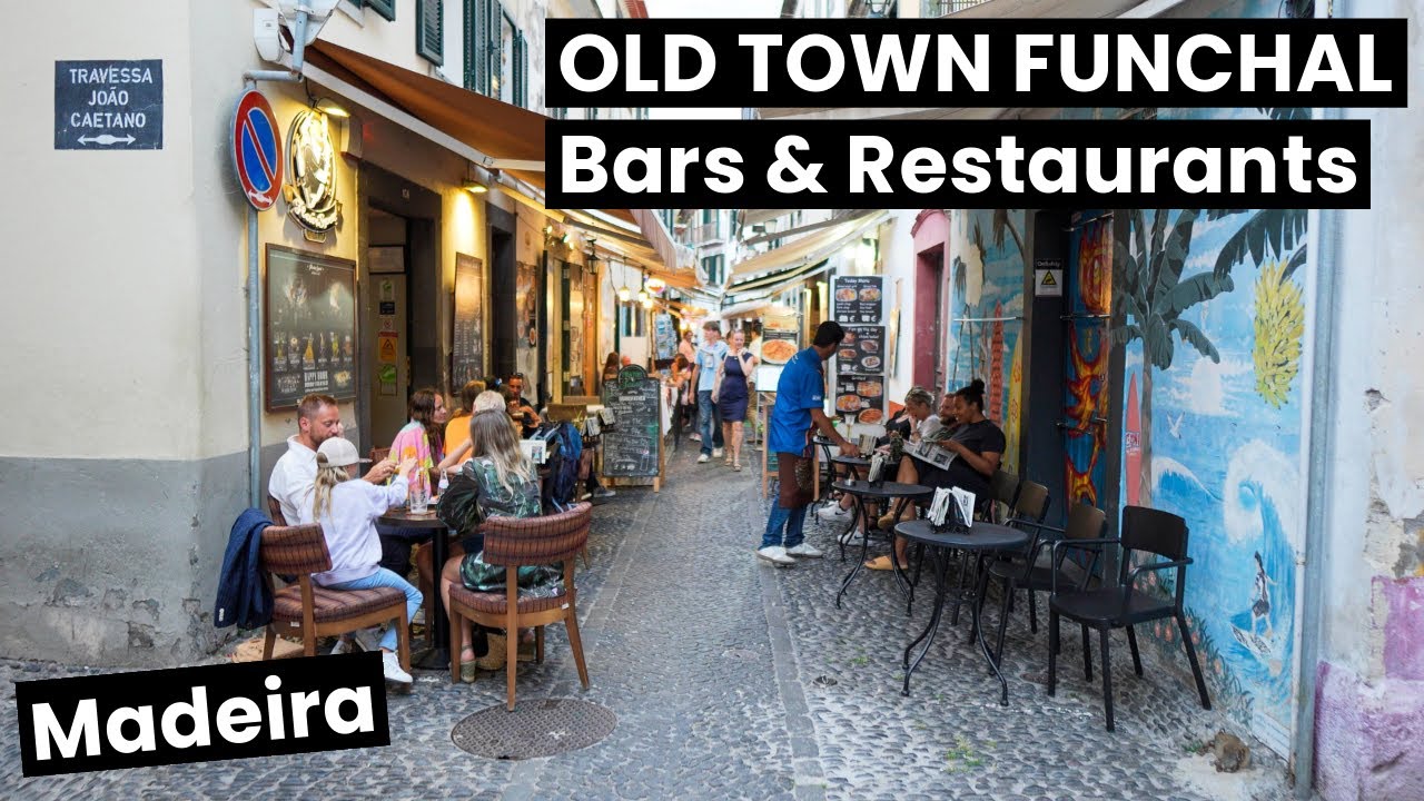 Join a traveler as he explores Funchal Old Town.