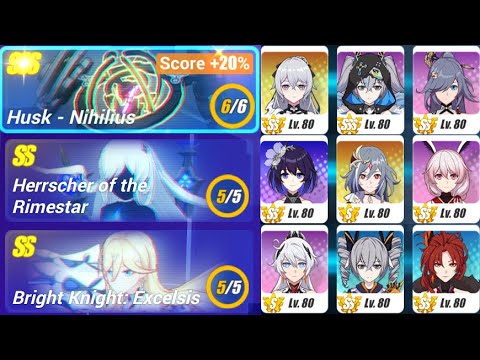 Honkai Impact 3rd - Exalted MA(Week 18) Nihilius(47536)/Rimestar(31626)/BKE(31840)