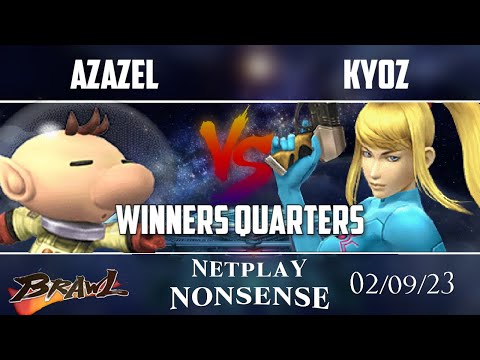 Netplay Nonsense #1 - Winners Quarters: Kyoz (Zero Suit Samus) vs Azazel (Olimar)