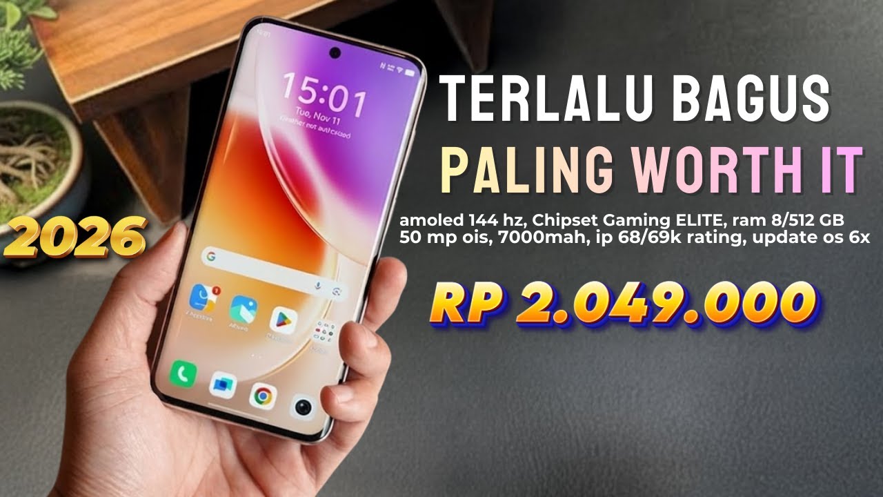 BARU RILIS SEMEWAH INI‼️RAM 8/512GB, 7000MAH - HP 2 JUTAAN TERBARU DAN TERBAIK AWAL TAHUN 2026