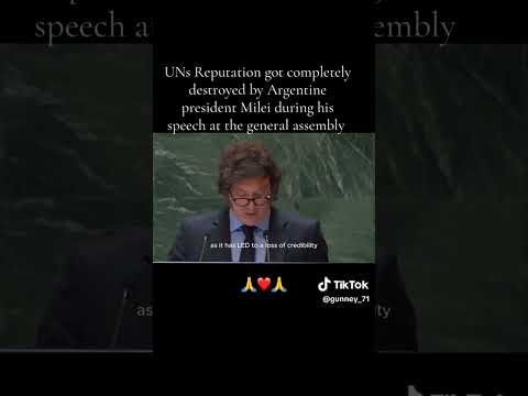 Javier Milei speaking undeniable truths