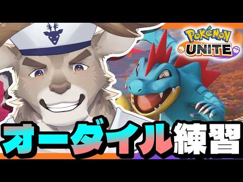 【ポケモンユナイト】オーダイル練習するぞ！！！！【Vtuber/ダン坊】