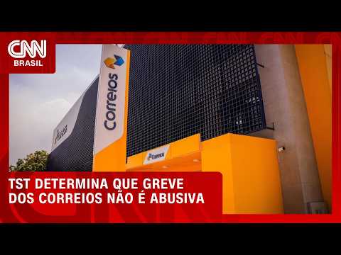 Correios: TST vota que greve não é abusiva, mas exige compensação de horas | CNN NOVO DIA