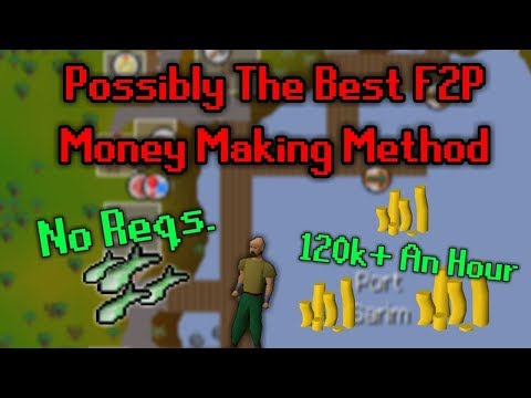 OSRS F2P Money Making Guide - 120k An Hour - No Requirements - Possibly The Best Money Maker In F2P