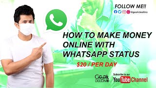 How to make money online with WhatsApp Status