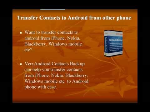 How to transfer nokia contacts to android with ease