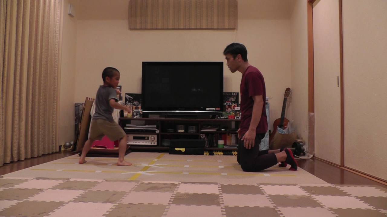 Ryusei's Training -sidekick & backspinkick-