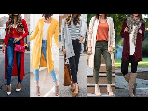 LOOKS CASUALES y ESTILOSOS con CARDIGANS / CONJUNTOS de ROPA MODERNOS con CARDIGANS / OUTFITS