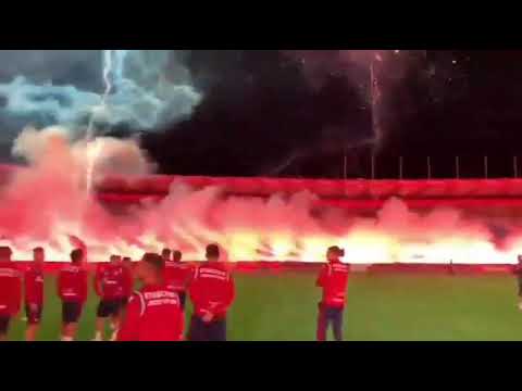 Delije na treningu pred meč Ararat - Crvena Zvezda (29/09/2020)