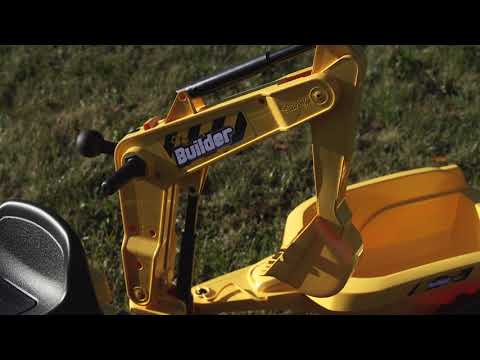 Smoby Builder Max Pedal traktorius su priekaba video