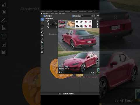 Free Blender Addon Library of over 13,528+ free models, materials, HDRs & more #shorts